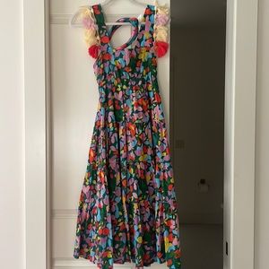 J crew tassel midi dress